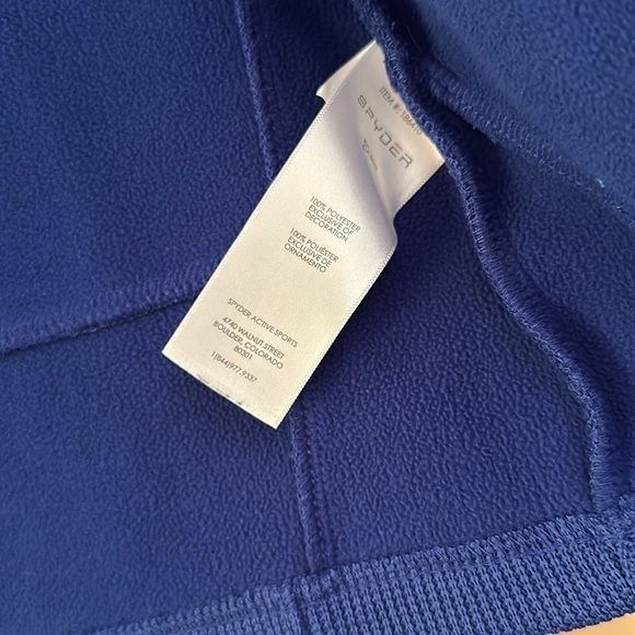 😊♥️NWOT Spyder Kids Zip Up Jacket Fleece Lined Mid Weight Size Medium 10… - Picture 7 of 12